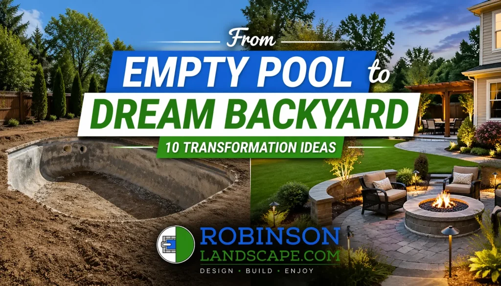 backyard ideas after pool removal