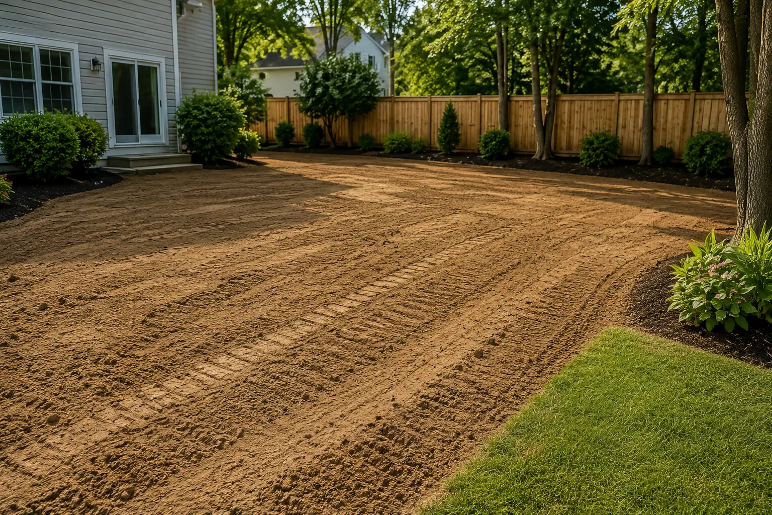 grading after pool removal