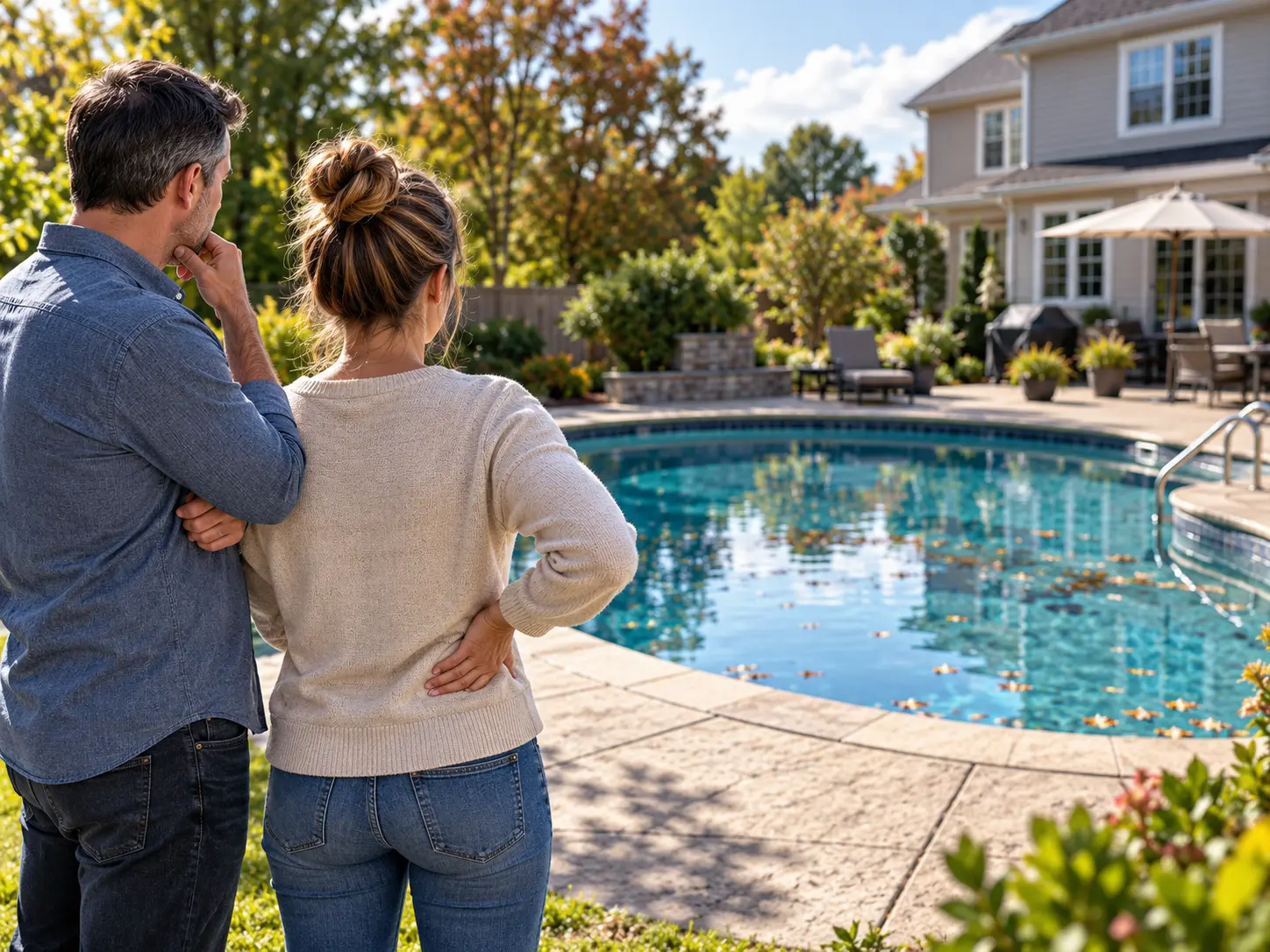 inherited property with a pool